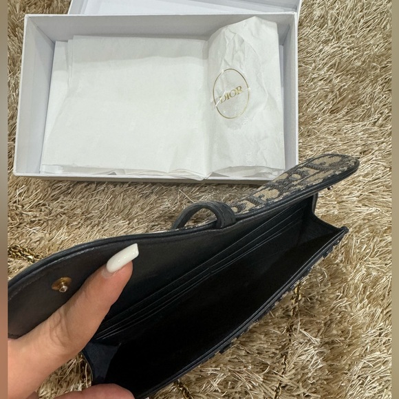 Dior Saddle Pouch with Chain - Picture 8 of 10